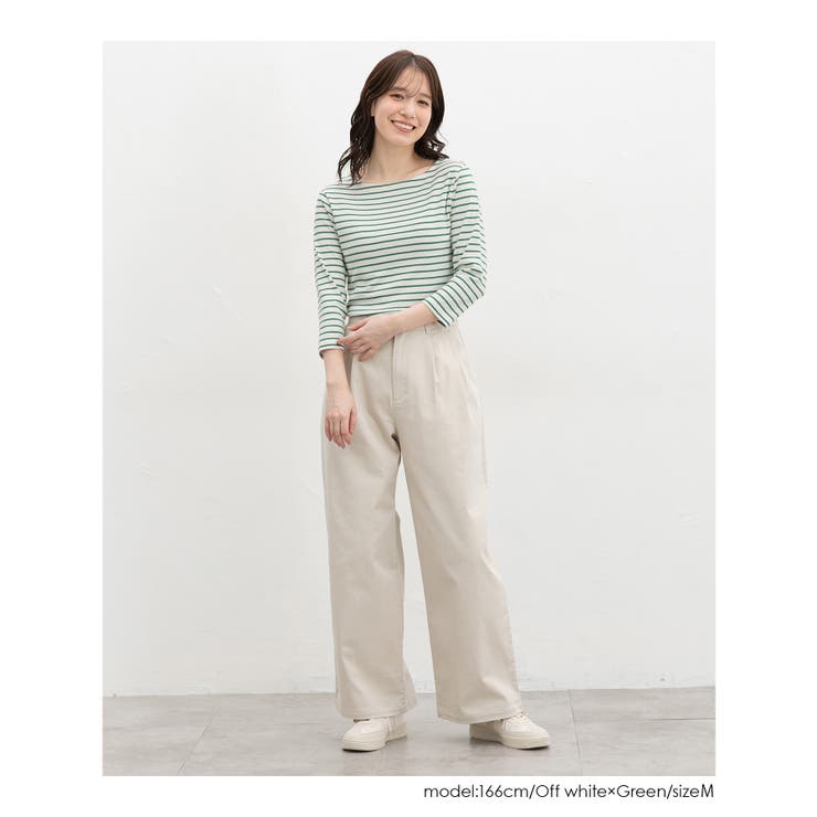 トップス Tシャツ ７分袖Tシャツ | Honeys | 詳細画像13 