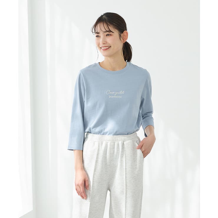 トップス Tシャツ ７分袖Tシャツ | Honeys | 詳細画像11 