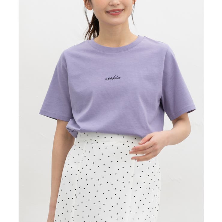 パープル | トップス Tシャツ 半袖Tシャツ | Honeys