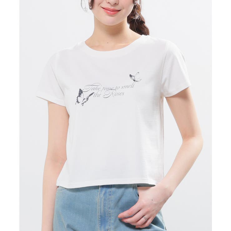 ホワイト | トップス Tシャツ 半袖Tシャツ | Honeys