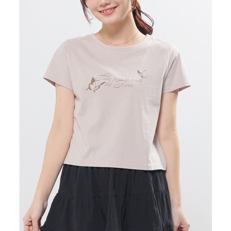 ベージュ | トップス Tシャツ 半袖Tシャツ | Honeys