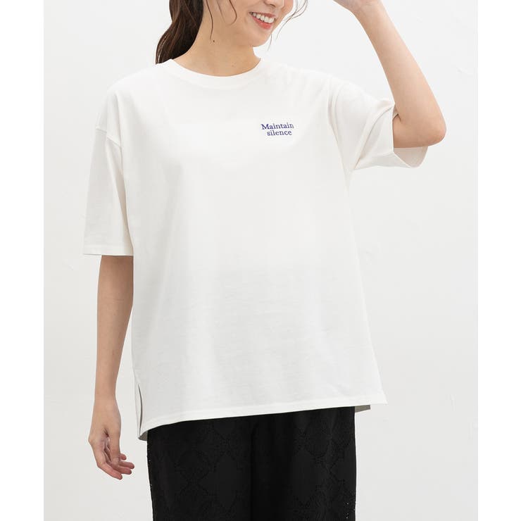オフ×ブルー | トップス Tシャツ 半袖Tシャツ | Honeys