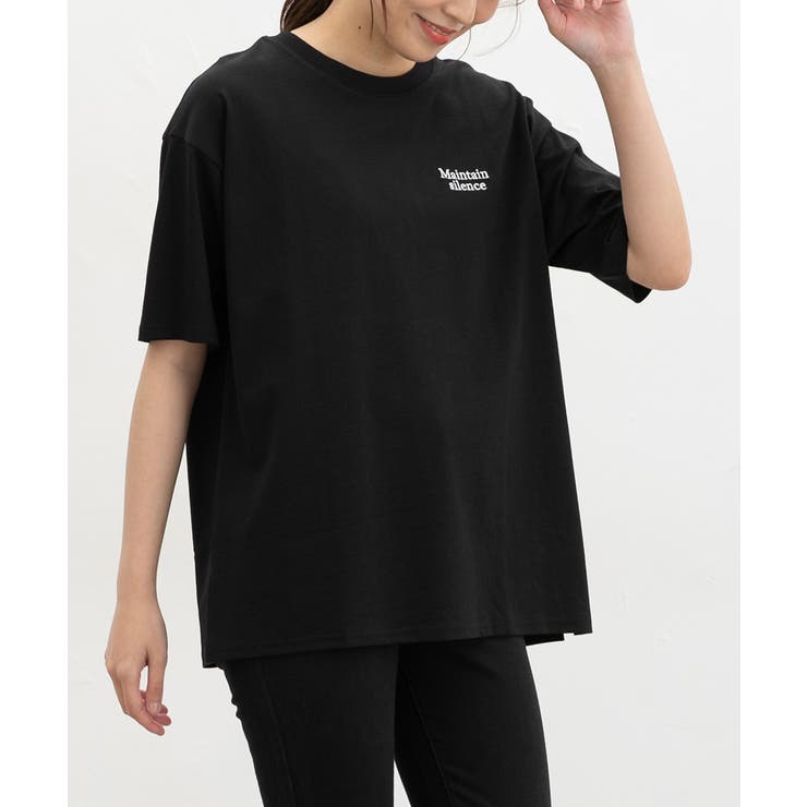 ブラック | トップス Tシャツ 半袖Tシャツ | Honeys