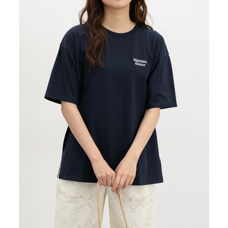 ネイビー | トップス Tシャツ 半袖Tシャツ | Honeys