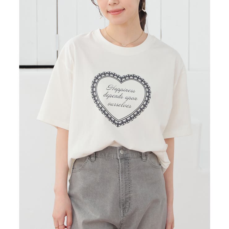 ホワイト | トップス カットソー 半袖 | Honeys