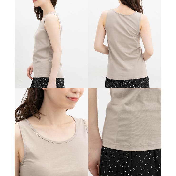 トップス タンクトップ オーガニックコットン | Honeys | 詳細画像15 