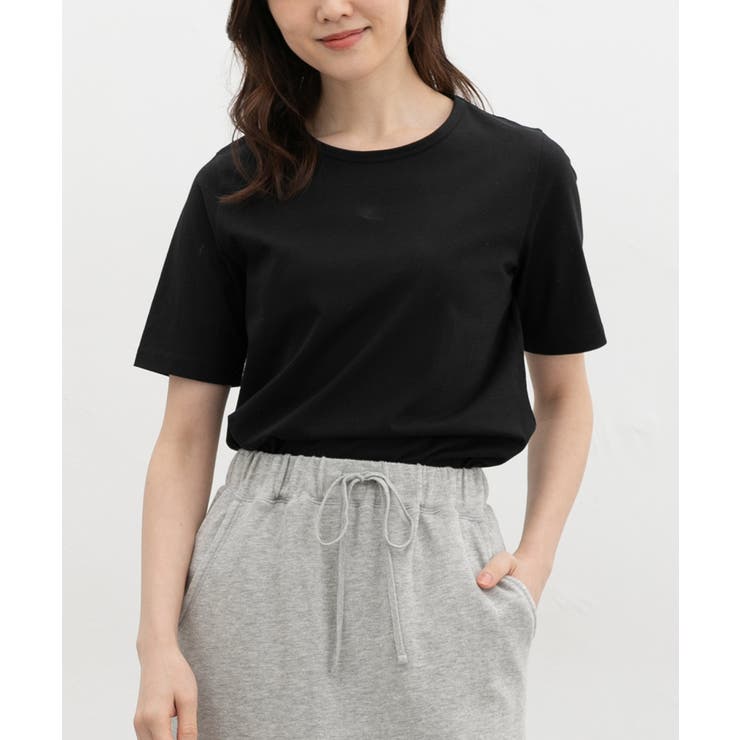 ブラック | トップス Tシャツ 半袖Tシャツ | Honeys