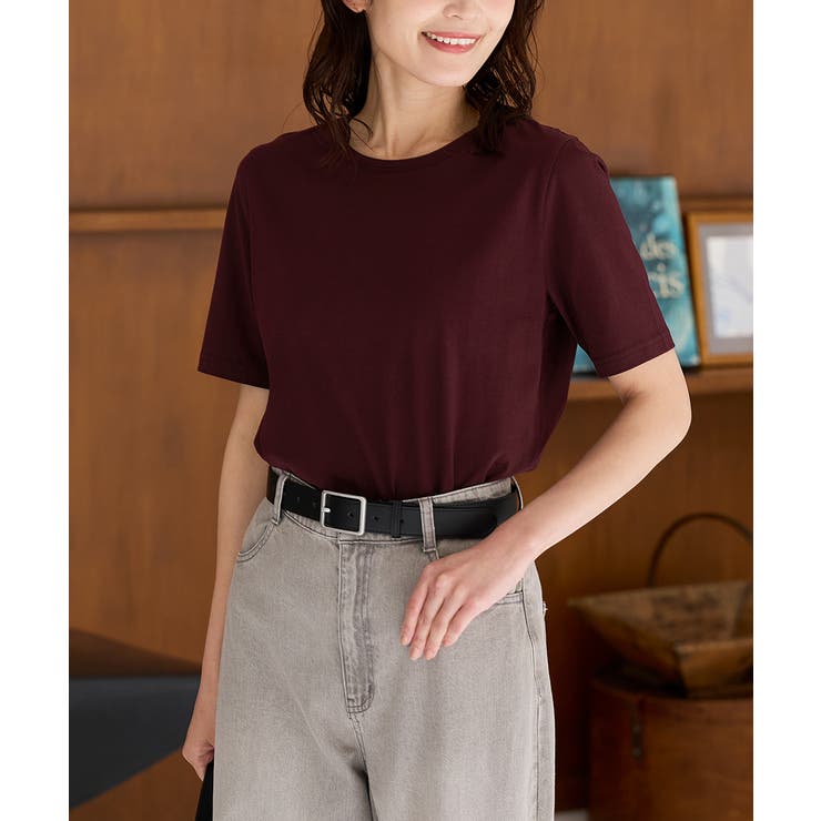 ボルドー | トップス Tシャツ 半袖Tシャツ | Honeys