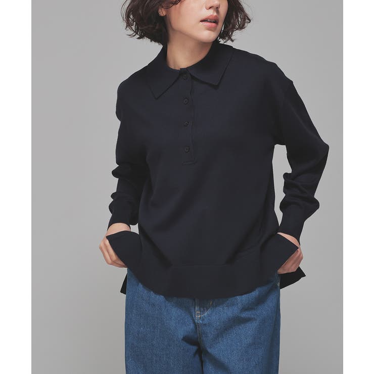 ネイビー | トップス ニット セーター | Honeys