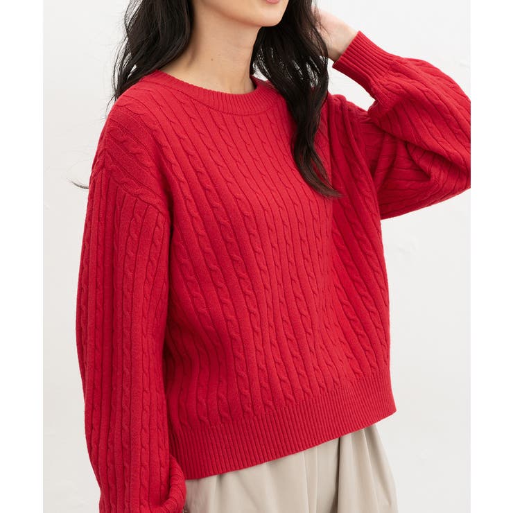 レッド | トップス ニット セーター | Honeys