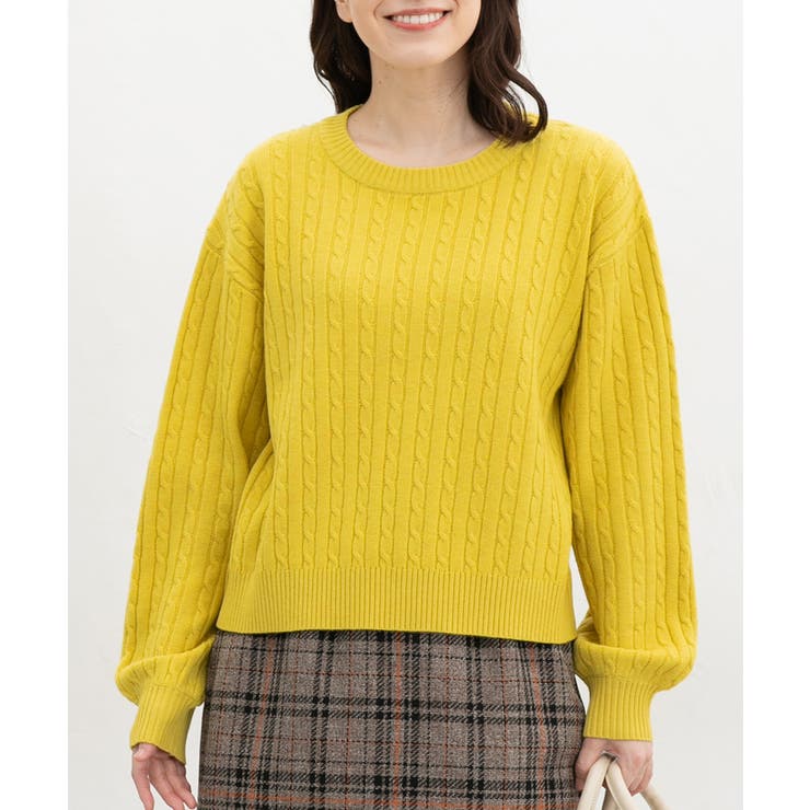 マスタード | トップス ニット セーター | Honeys
