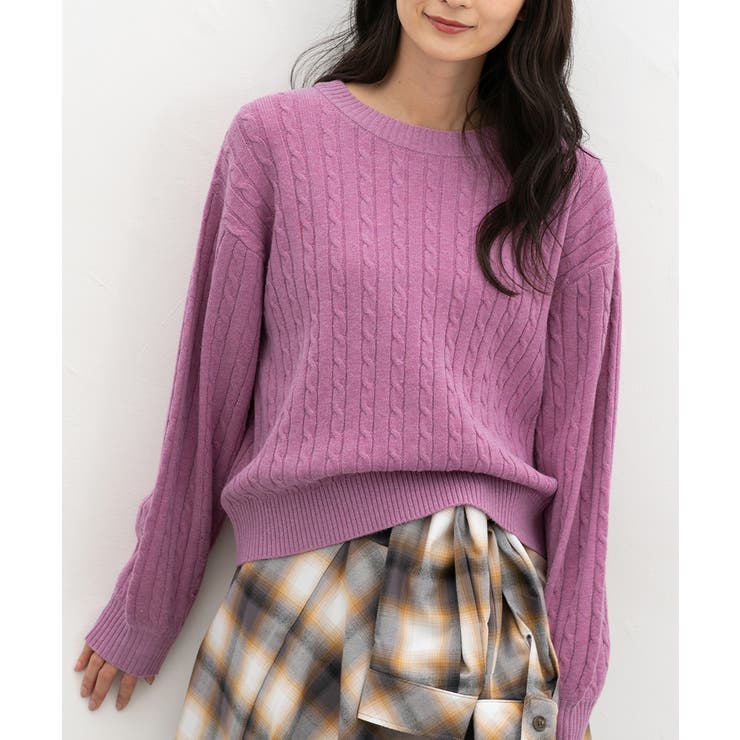 杢ピンク | トップス ニット セーター | Honeys