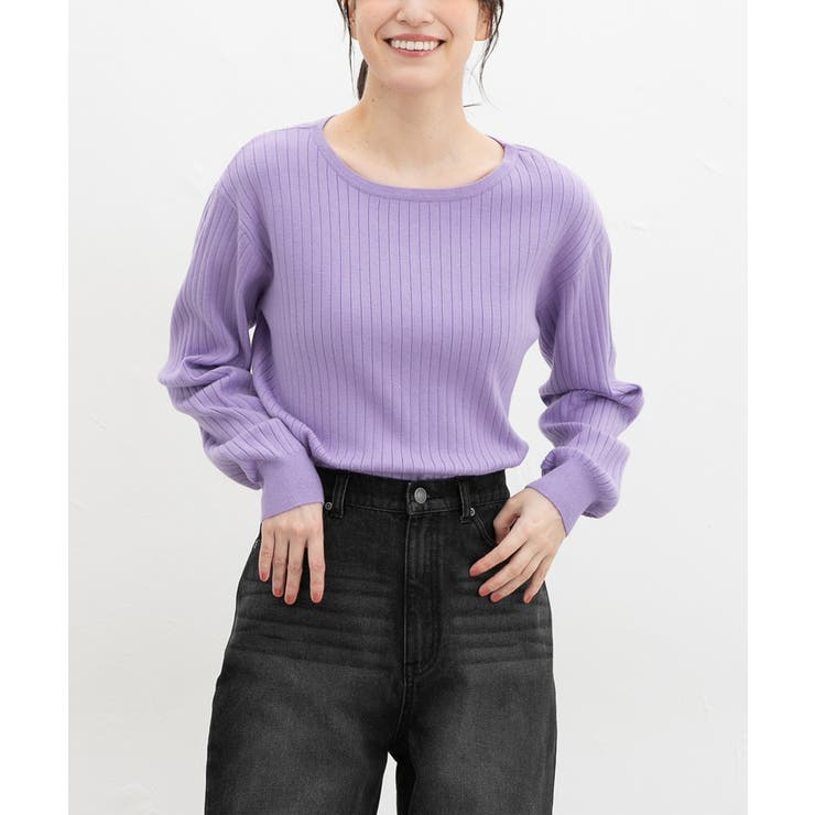 ラベンダー | トップス ニット セーター | Honeys