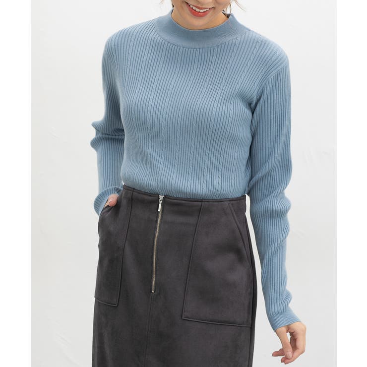 サックス | トップス ニット セーター | Honeys