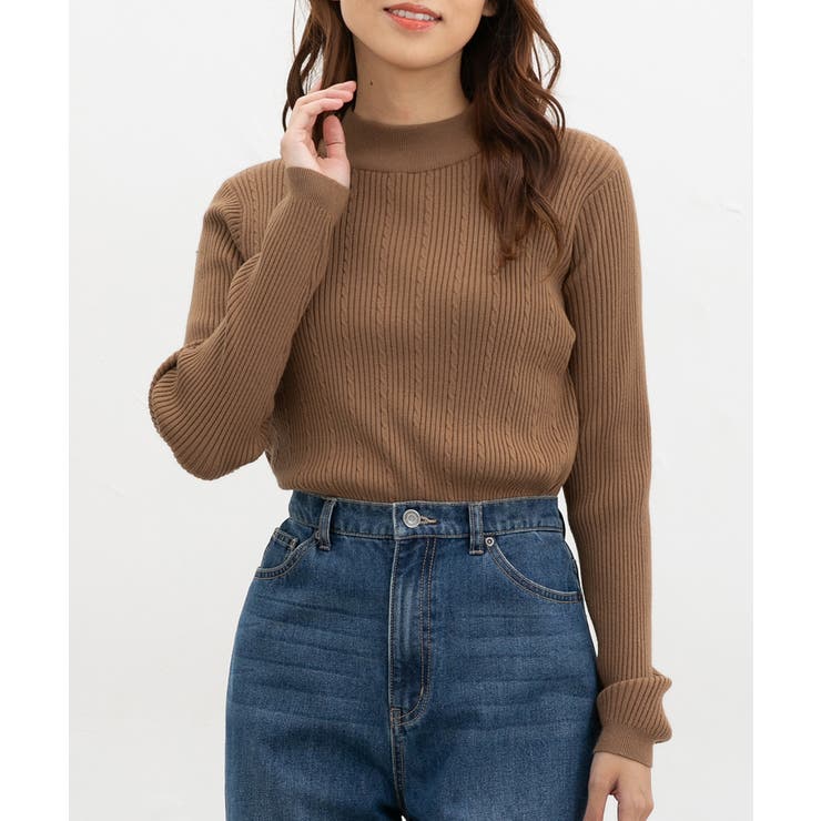 キャメル | トップス ニット セーター | Honeys