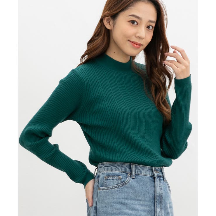 グリーン | トップス ニット セーター | Honeys