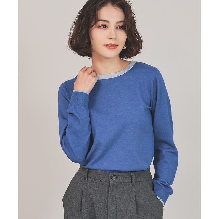 杢ブルー | トップス ニット セーター | Honeys