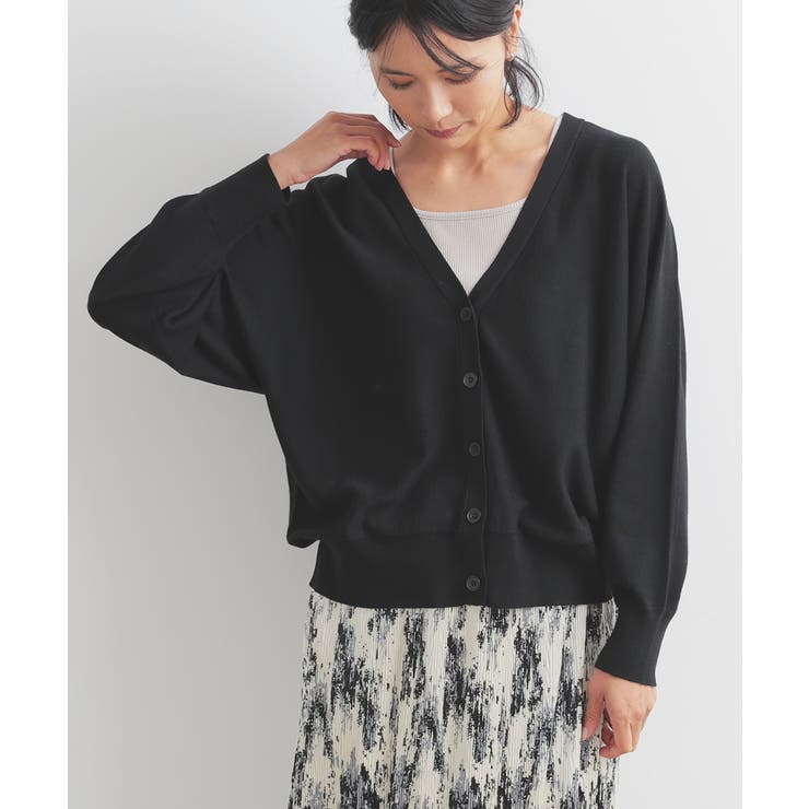 ブラック | トップス カーディガン 長袖 | Honeys