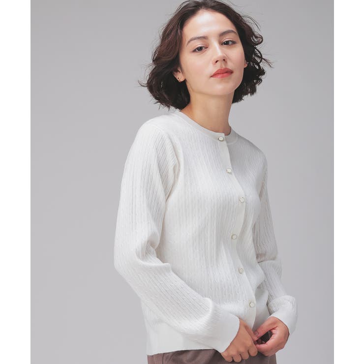 シクラス　ノーカラー　ririジップ　ブラウス　シャツ　コットン　34　白 シクラス ノーカラー ririジップ ブラウス シャツ コットン 34