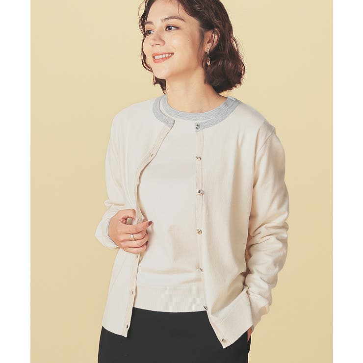 アイボリー | トップス カーディガン 長袖 | Honeys