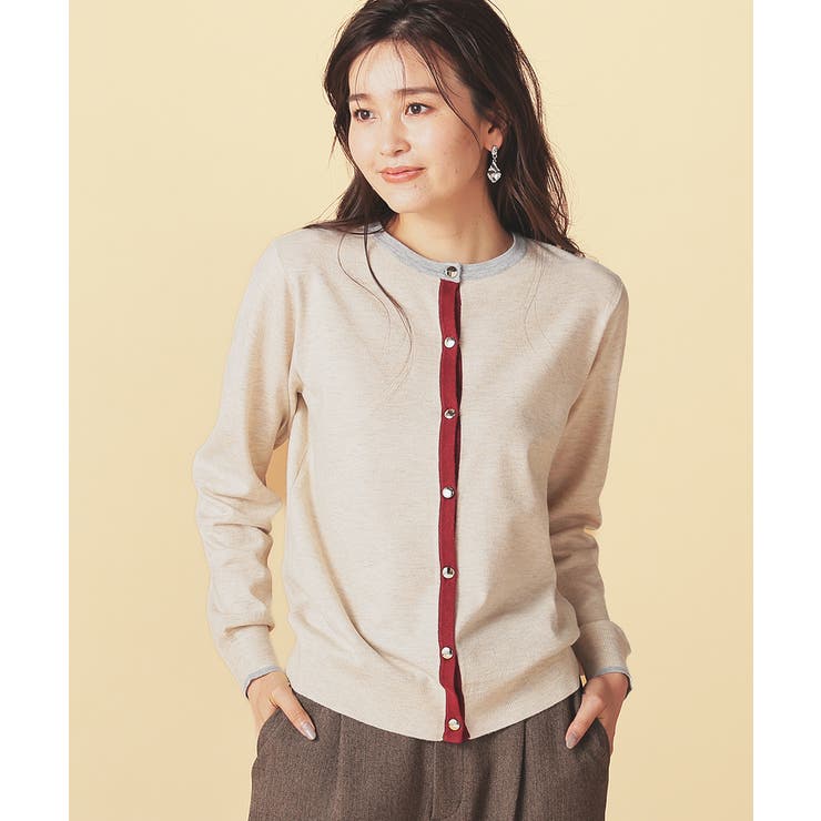 杢ベージュ | トップス カーディガン 長袖 | Honeys