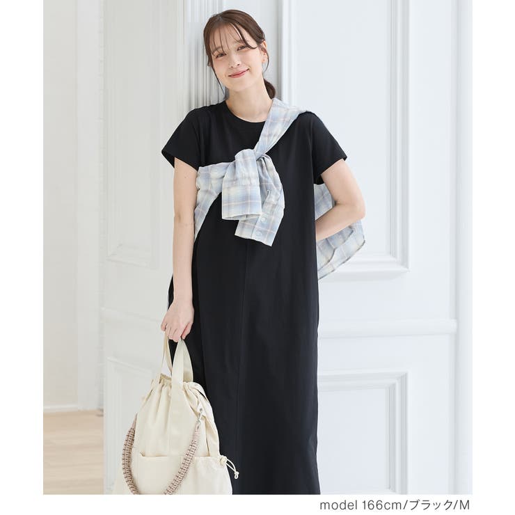 ワンピース 半袖 ロング丈 | Honeys | 詳細画像5 