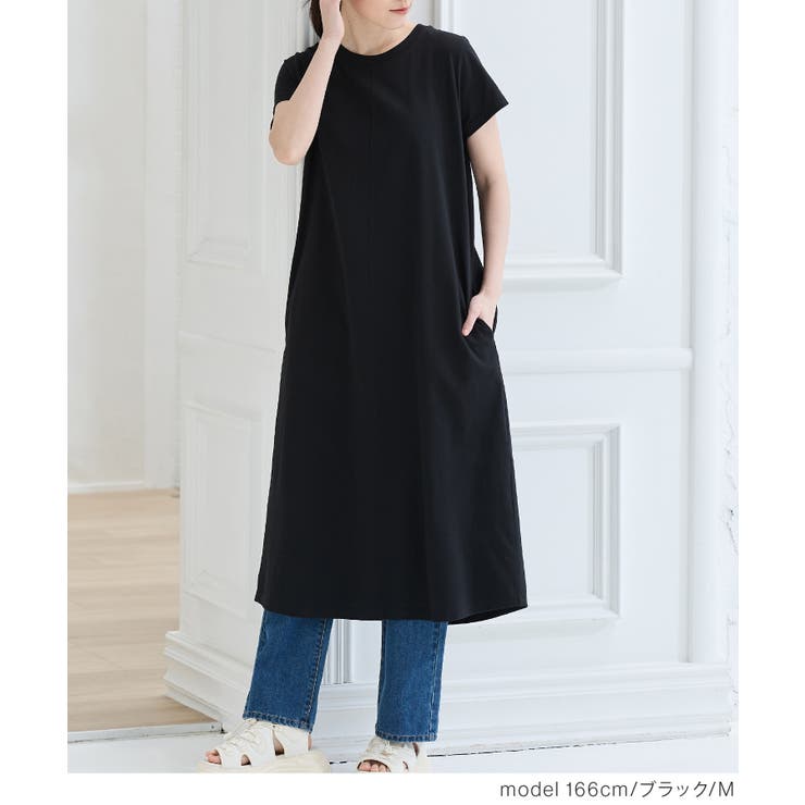 ワンピース 半袖 ロング丈 | Honeys | 詳細画像7 