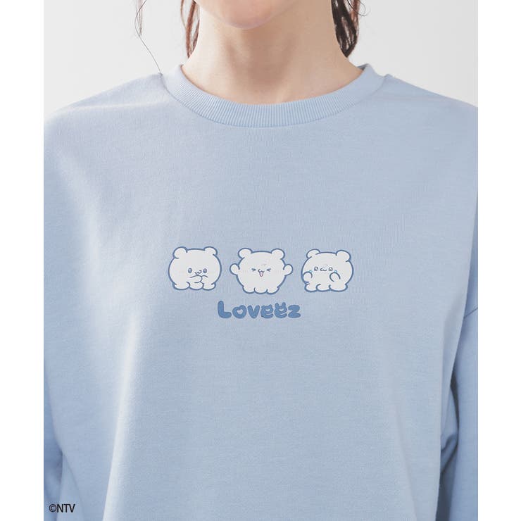 サックス | トップス スウェット 長袖 | Honeys