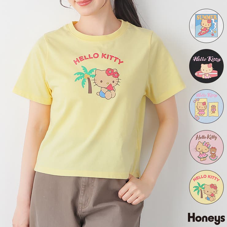 トップス Tシャツ 半袖Tシャツ | Honeys | 詳細画像1 