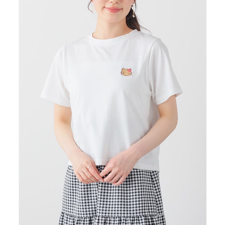 ホワイト | トップス Tシャツ 半袖Tシャツ | Honeys