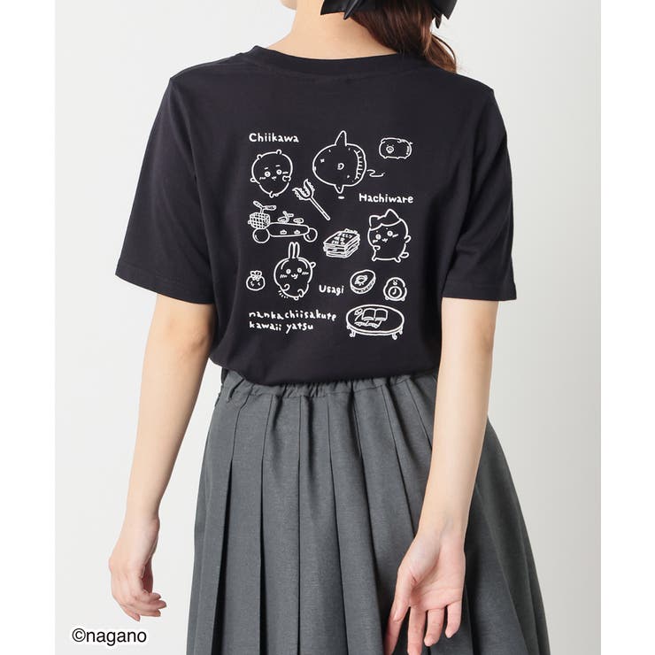 ブラック | トップス Tシャツ 半袖Tシャツ | Honeys
