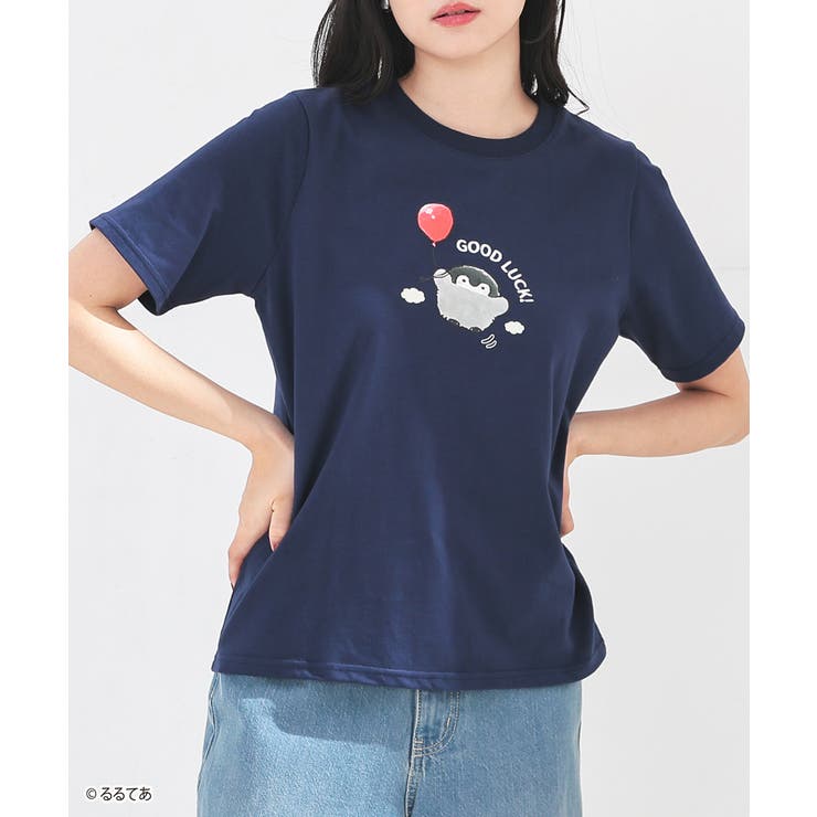 ネイビー | トップス Tシャツ 半袖Tシャツ | Honeys