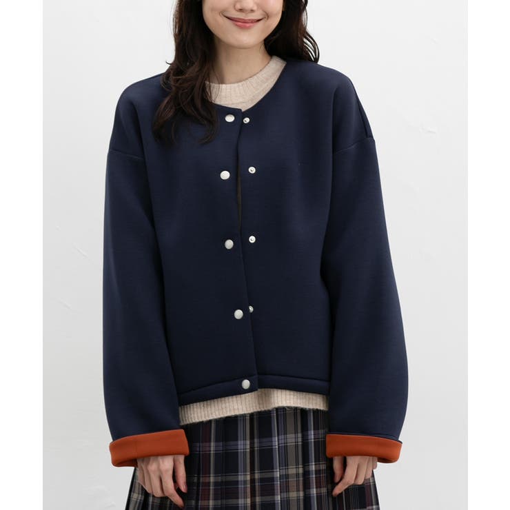 ネイビー | トップス カーディガン 長袖 | Honeys