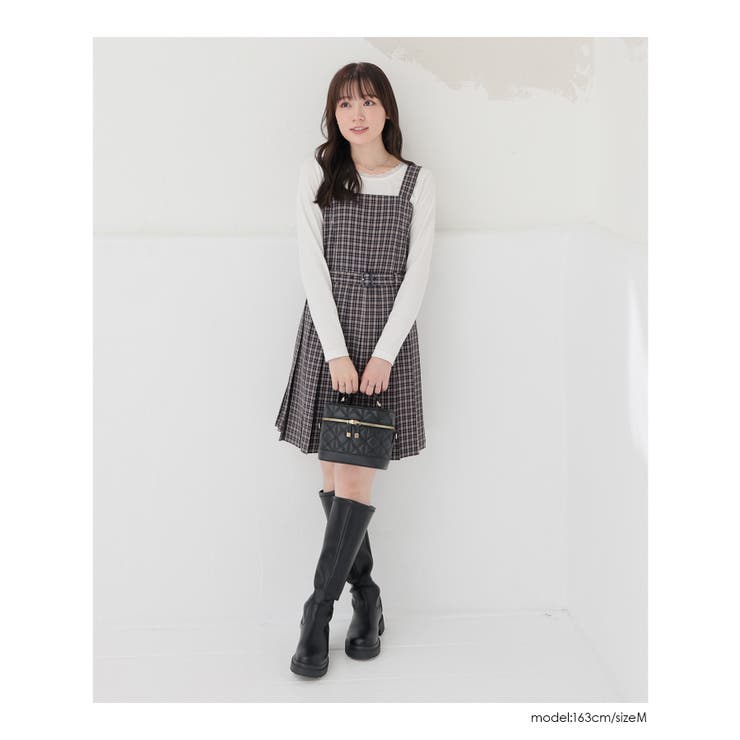 ワンピース ジャンスカ ノースリーブ | Honeys | 詳細画像3 