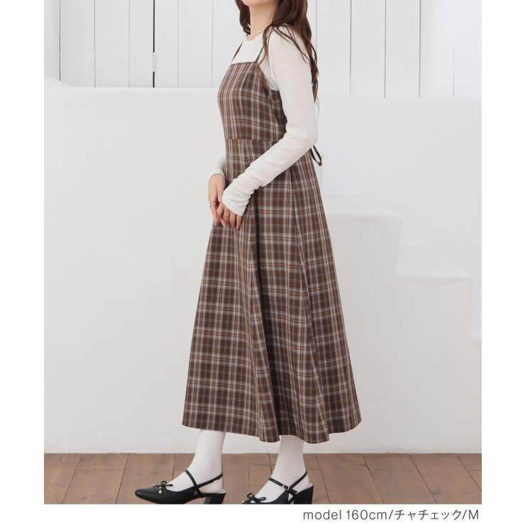 ワンピース ノースリーブ ロング丈 | Honeys | 詳細画像6 