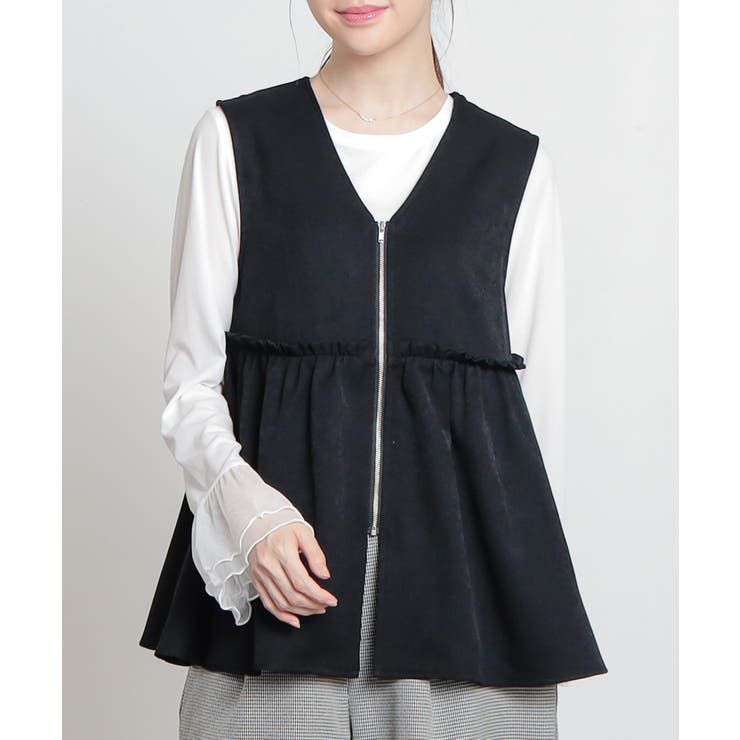 トップス ベスト ジレ | Honeys | 詳細画像3 