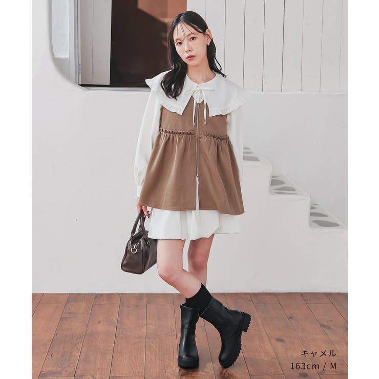 トップス ベスト ジレ | Honeys | 詳細画像4 