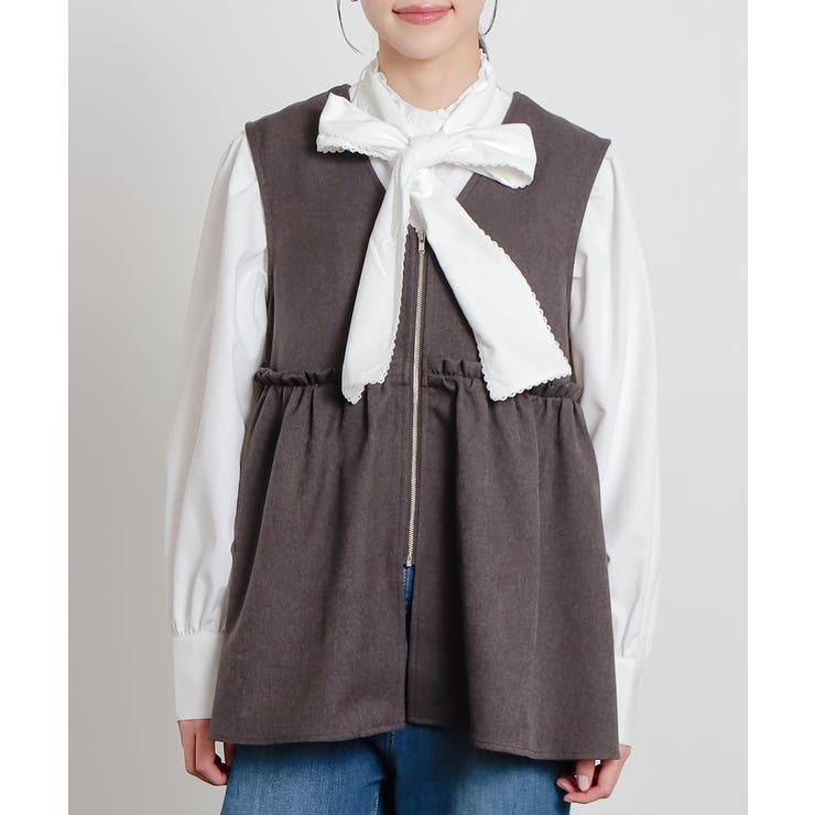 チャコール | トップス ベスト ジレ | Honeys
