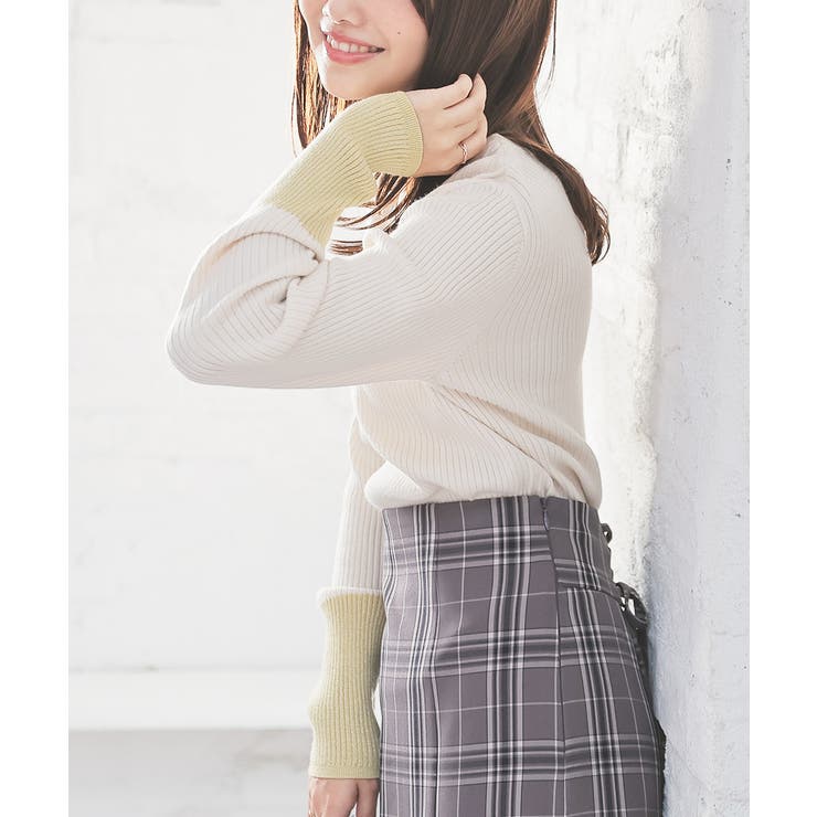 オフ×イエロー | トップス ニット セーター | Honeys