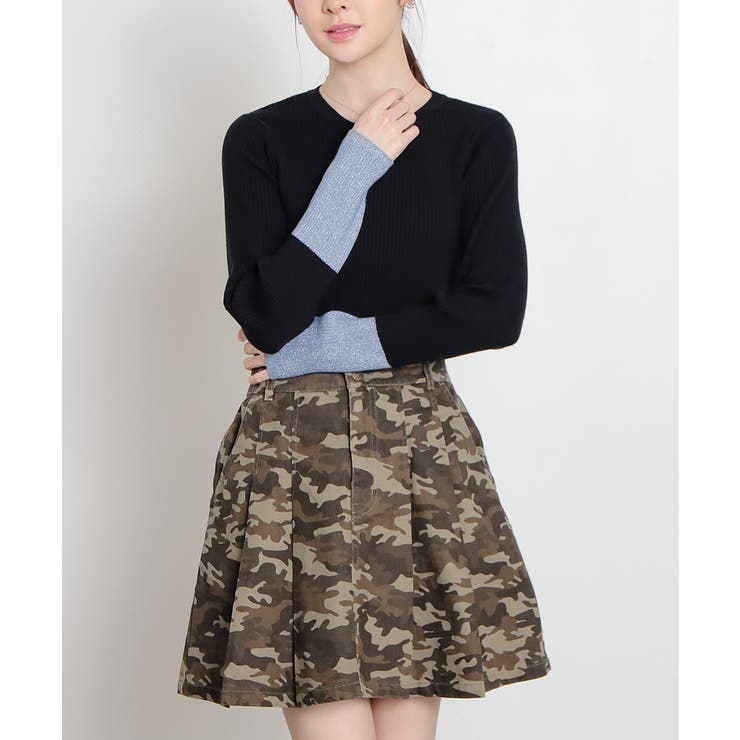 クロ×ブルー | トップス ニット セーター | Honeys