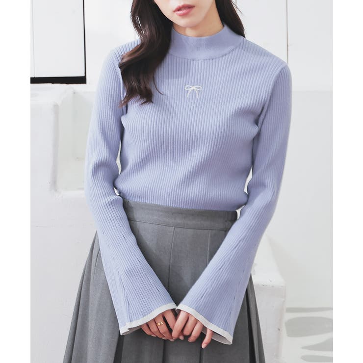 サックス | トップス ニット セーター | Honeys