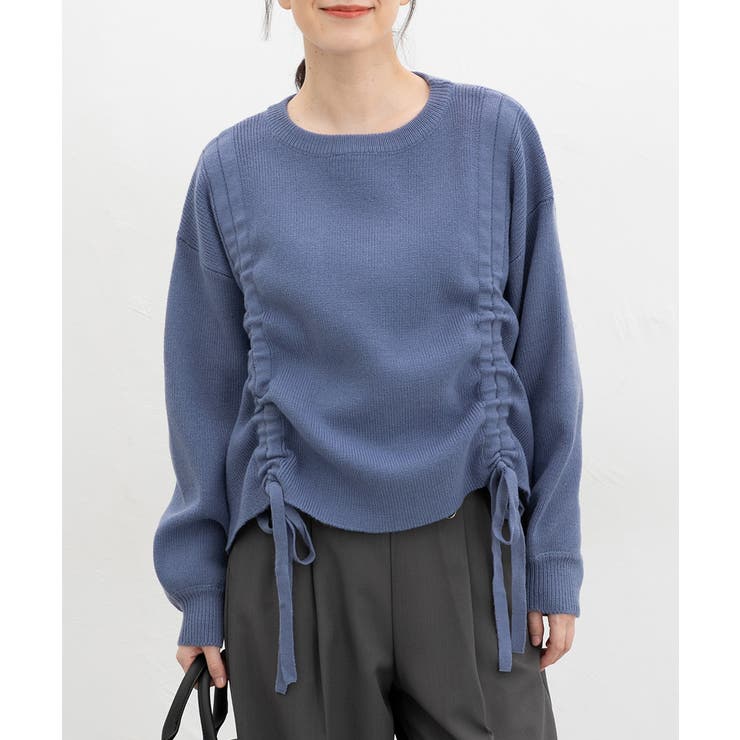 スモーキーブルー | トップス ニット セーター | Honeys