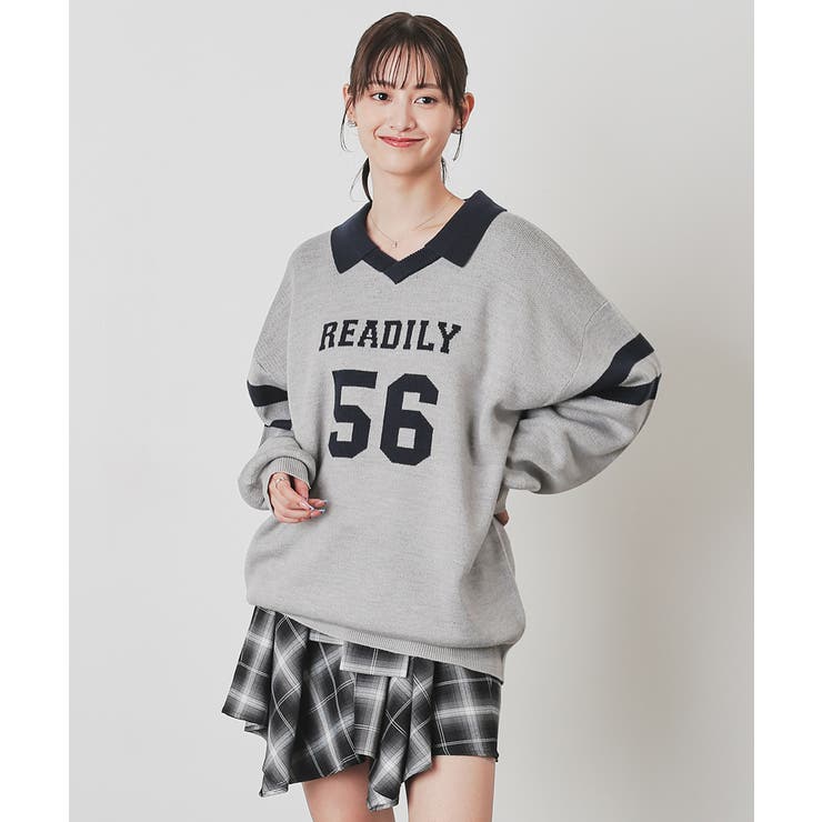 杢グレー | トップス ニット セーター | Honeys