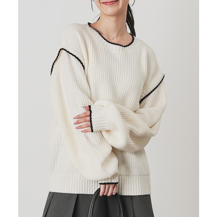 アイボリー | トップス ニット セーター | Honeys