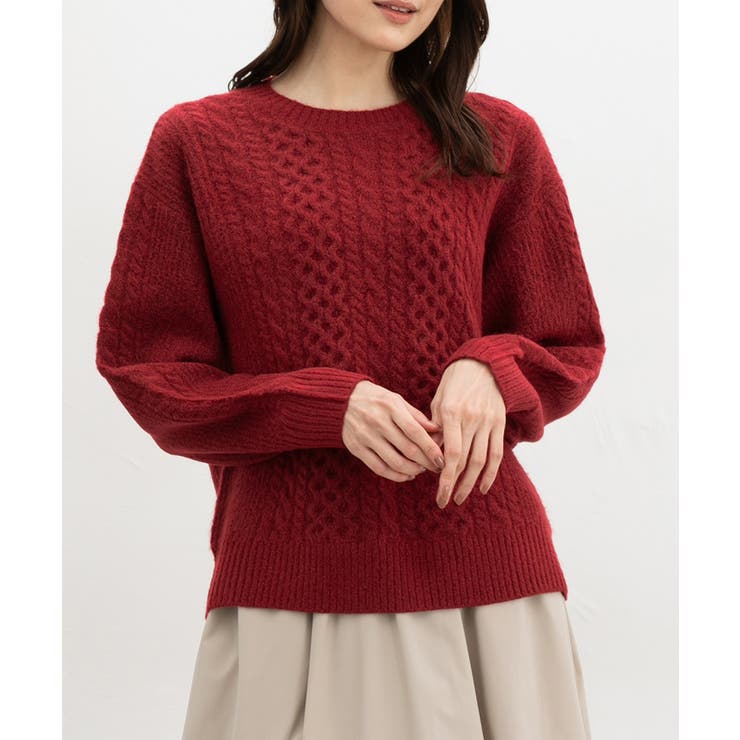 レッド | トップス ニット セーター | Honeys