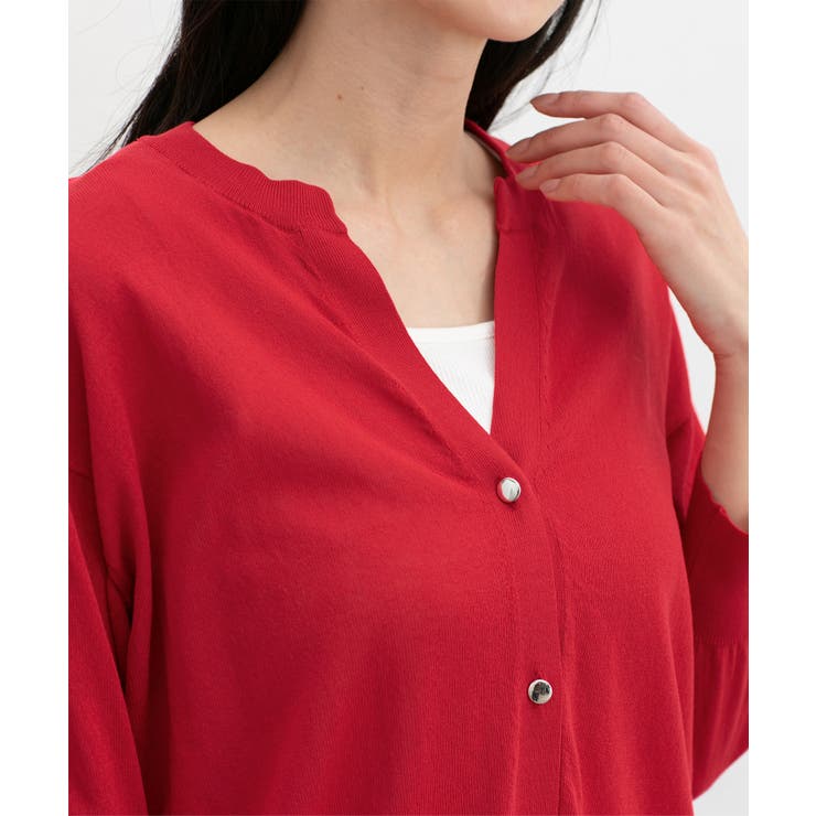 【ハニーズ】トップス カーディガン キーネックカーデ | Honeys | 詳細画像2 