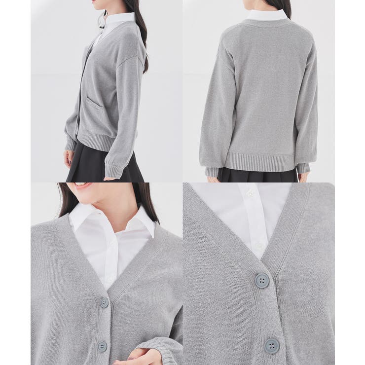 トップス カーディガン 長袖 | Honeys | 詳細画像15 