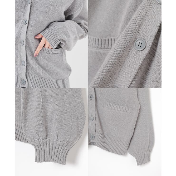 トップス カーディガン 長袖 | Honeys | 詳細画像16 