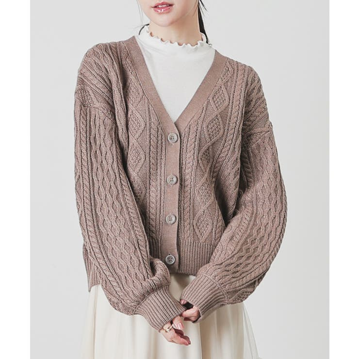 トップス カーディガン 長袖 | Honeys | 詳細画像13 