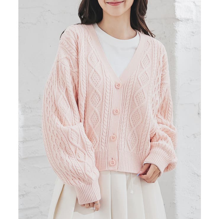 トップス カーディガン 長袖 | Honeys | 詳細画像7 